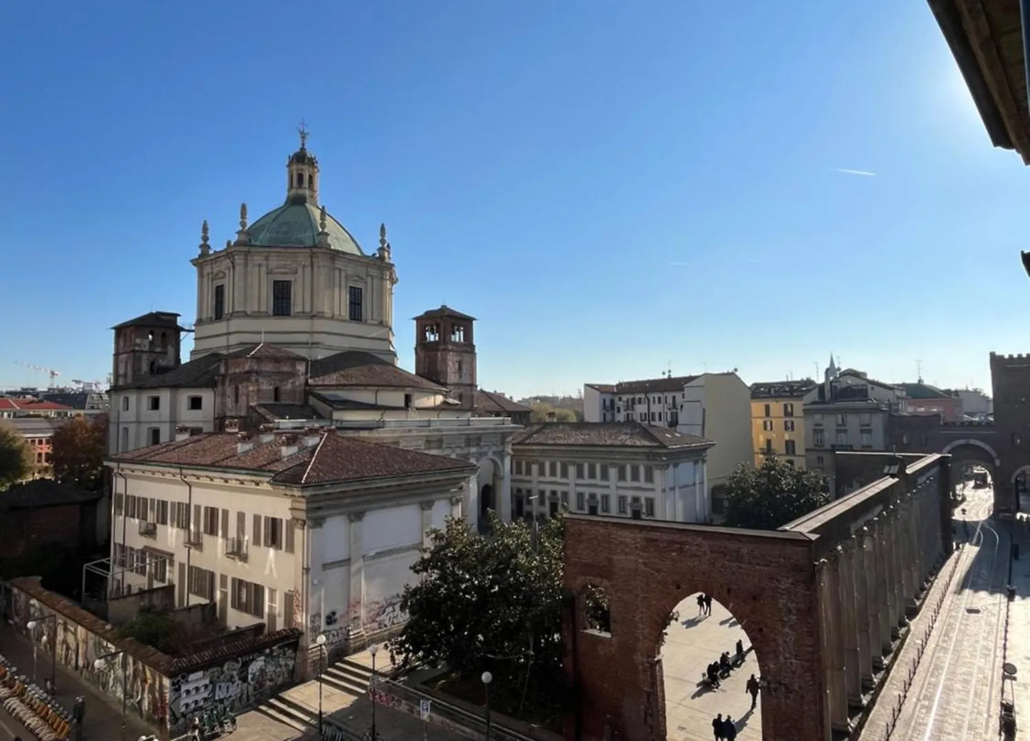 Centro Storico Alloggio Vista Colonne San Lorenzo Milan Apartment